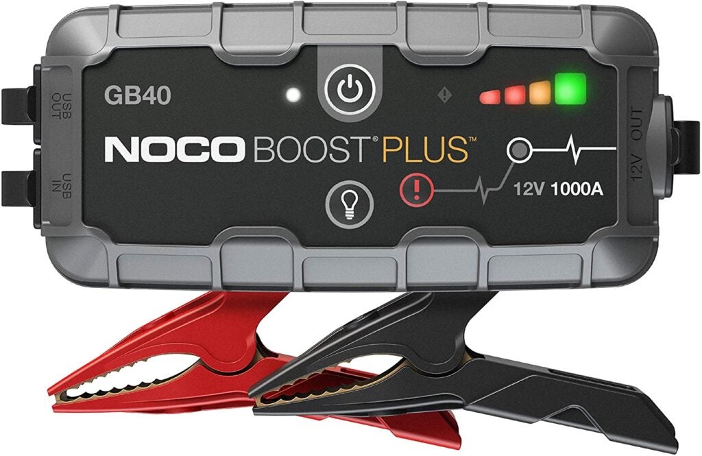 Noco Boost Plus GB40 (best jump starters).