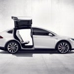Tesla Model X open side